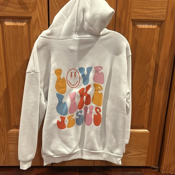 White hoodie - Picture 2 of 2